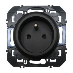 Dooxie Prise de courant rénovation 2P+T 16A Noir - 600528