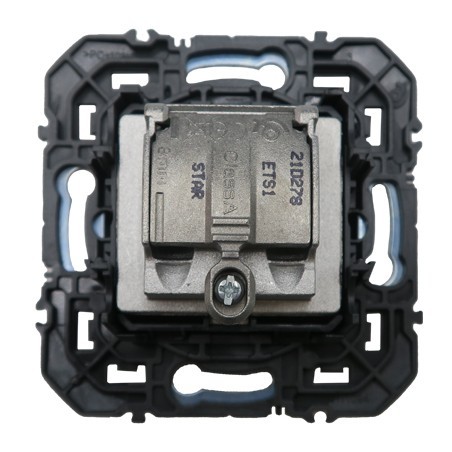 Dooxie Prise TV/SAT étoile blindée Noir