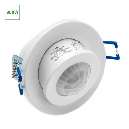 Détecteur de mouvements encastrable 360° 8ML 800W
