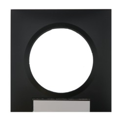 Dooxie Plaque finition 1 poste porte-étiquettes Noir - 600945