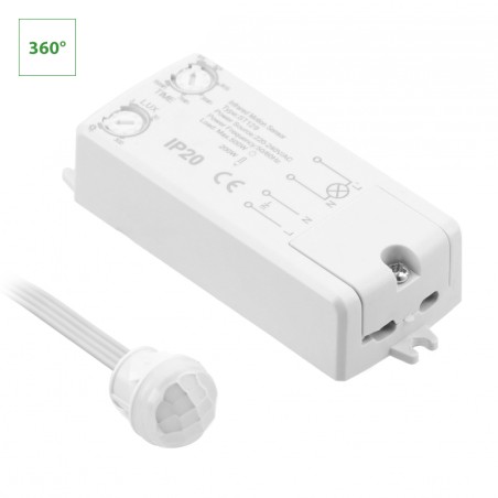 Mini détecteur de mouvement encastrable meuble