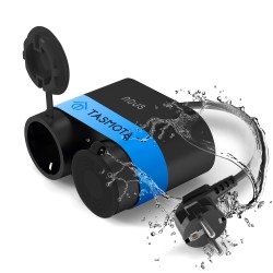 Prise extérieur Connecté WI-FI Tasmota double - NOUS A4T