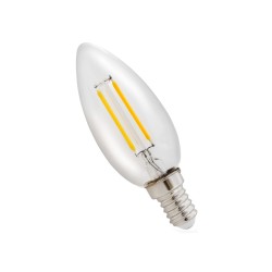 Ampoule LED E14 Flamme 1W 2700K blanc chaud 110lm - WOJ14575
