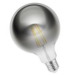 Ampoule E27 Globe G125 Smoke 8W 1800K blanc très chaud 450lm