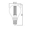 Ampoule LED E14 Ball Smoke