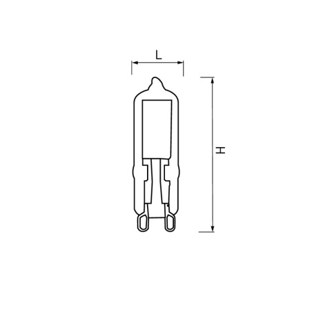 Ampoule LED G9 COB Capsule 2,5W
