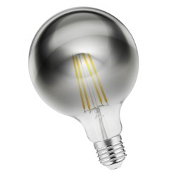 Ampoule E27 Globe G95 Smoke 8W 1800K blanc très chaud 450lm