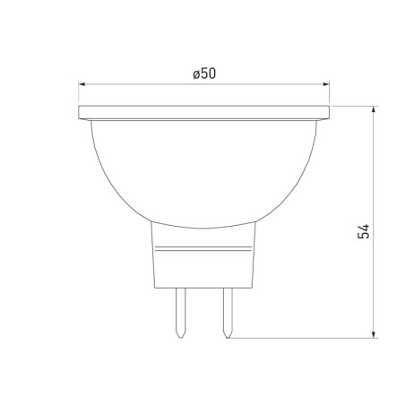 Ampoule LED MR16 1W 4000K