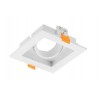 Spot encastrable carré blanc GTV OP-RUBIOKW1-10