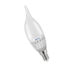Ampoule LED E14 Flamme 10W 4000K blanc neutre 1000lm