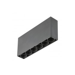 Plafonnier moderne Artemida noir LED 15W 4000K 1420lm