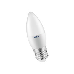 Ampoule LED E27 Bougie 6W 4000K blanc neutre 470lm