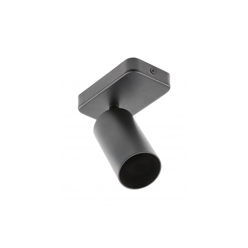 Plafonnier à spot simple Santo Bis noir GU10 20W max
