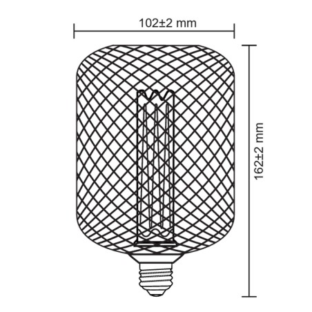 Ampoule Déco E27 3,5W 1800K