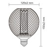 Ampoule Deco grille OR E27 3,5W