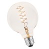 Ampoule Deco SPIN G95 E27 4W 2200K blanc très chaud