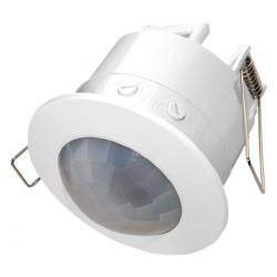 Détecteur de mouvement encastre GTV CR-5 1200W Blanc