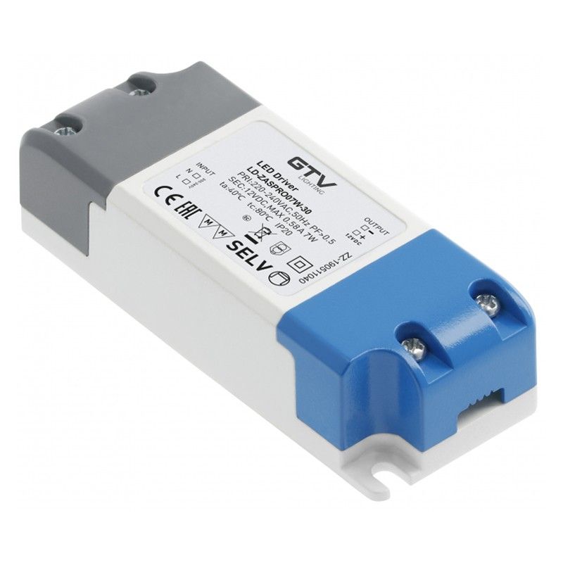 Transformateur LED étanche IP67 50W - Sortie 25-40V 1500mA - Entrée 90-240V - Pour Bande LED Ou Projecteur - Boîtier Métal