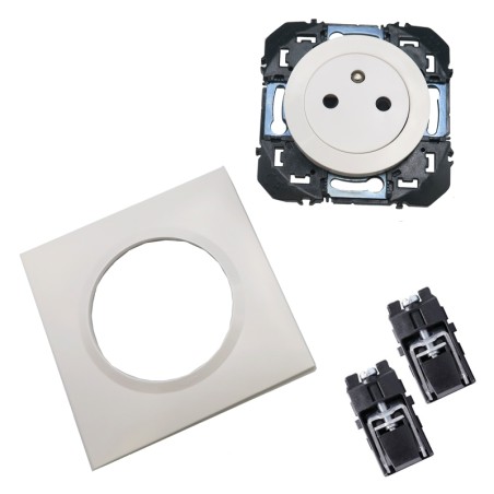 Prise de courant Dooxie 16A Surface blanc