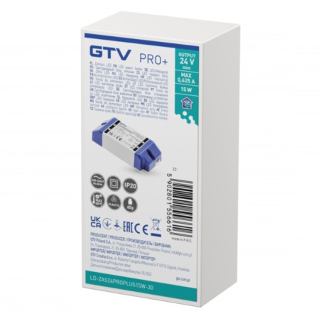 Transformateur LED - Driver 15W 24V DC