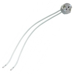 Douille MR16 12V 50W max avec câble - GTV