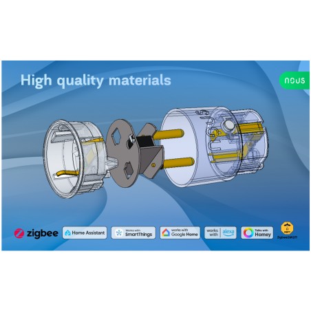 Prise Connecté Zigbee 16A avec mesure de consommation