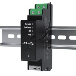 Z-Wave PRO 2PM module connectée rail DIN 2x16A - SHELLY LR
