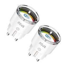 Prise Connecté Wi-Fi Tasmota avec MC (lot de 2) - NOUS A1T