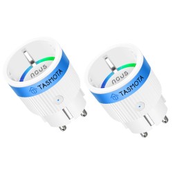 2 Prises Connecté Wi-Fi Tasmota pré-installé - NOUS A8T