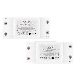 Module Connecté Wi-Fi Tasmota ON/OFF (lot de 2) - NOUS L6T