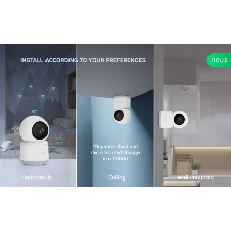 Caméra connectée WIFI intérieur rotative