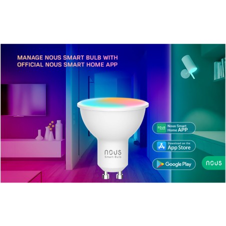 Ampoule GU10 Connecté W-FI