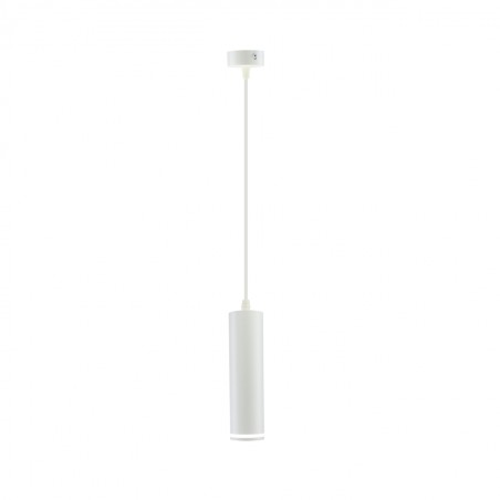 Suspension moderne tube Blanc GU10 MADARA Mini