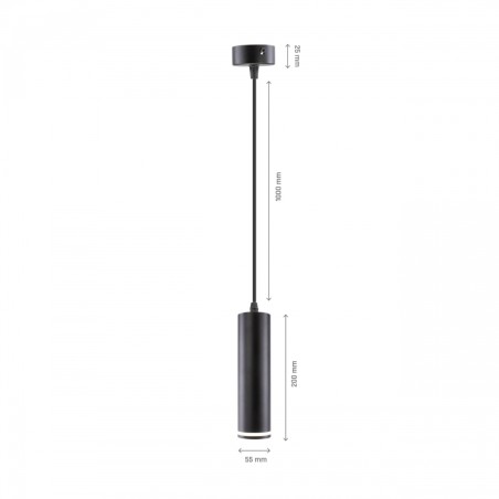 Suspension moderne tube