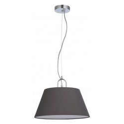 Suspension moderne GTV KASEL E27 avec 1 abat-jour Gris