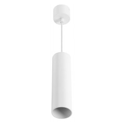 Suspension moderne tube blanc Lagos II GU10