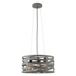 Suspension style moderne GTV MARISA Gris 3xE27