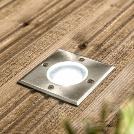 Spot de sol encastrable carré