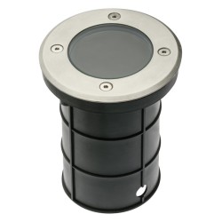 Spot de sol encastrable rond GU10 50W Max GTV ALFA-O Inox