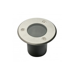 Spot de sol encastrable rond GU10 10W Max GTV ALFA-O Inox