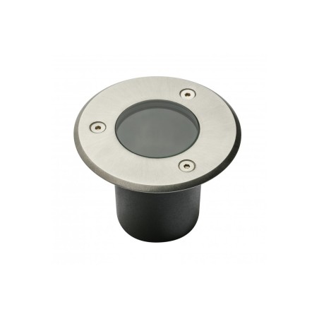 Spot de sol encastrable rond GU10 10W Max GTV ALFA-O Inox