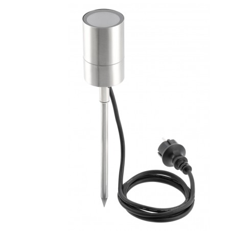 Spot projecteur jardin sur piquet GRAZIE GU10 Inox