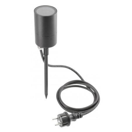 Spot projecteur jardin sur piquet GRAZIE GU10 Noir