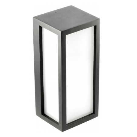 Applique extérieur élégante Brick E27 GTV VASTI Noir IP54