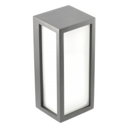 Applique exterieur élégante Brick E27 GTV VASTI Gris IP54