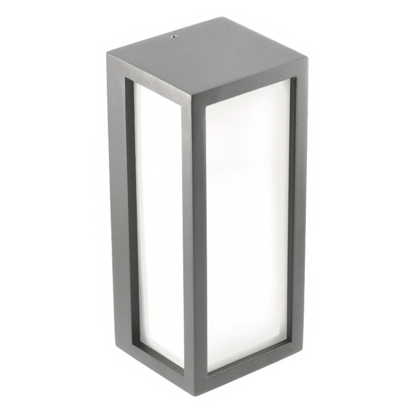 Applique exterieur élégante Brick E27 GTV VASTI Gris IP54