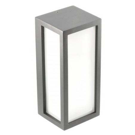 Applique exterieur élégante Brick E27 GTV VASTI Gris IP54