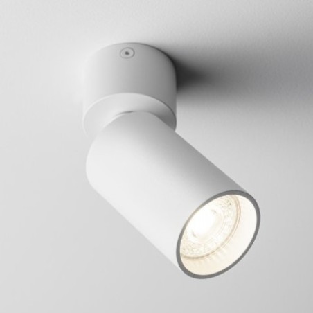 Plafonnier à spot GU10 simple rond FARGO MINI Blanc - GTV OS-FRG20W2-10-MINI