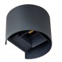 KANLUX 28991 - Luminaire LED pour façade, noir, ovale, REKA