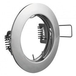 Spot fixe parma rond chrome diam. 80mm - GTV OP-PAST101